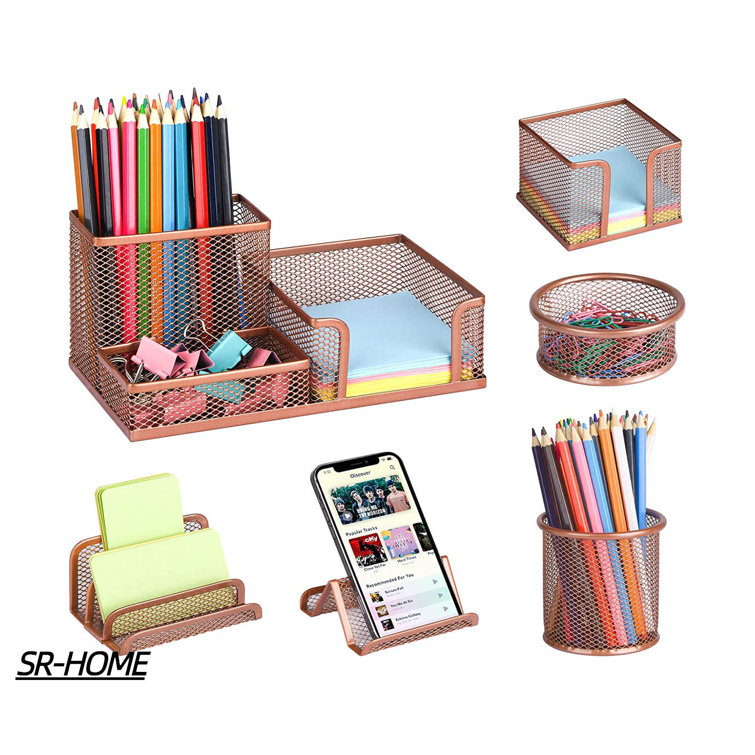 SRHOME 6 Piece Home Office Desk Organizer Set Wayfair